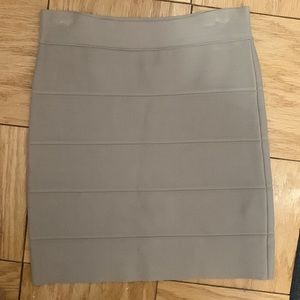 BCBG MaxAzria Beige Bandage Fitted Skirt-Size M-excellent condition-BCBGMAXAZRIA